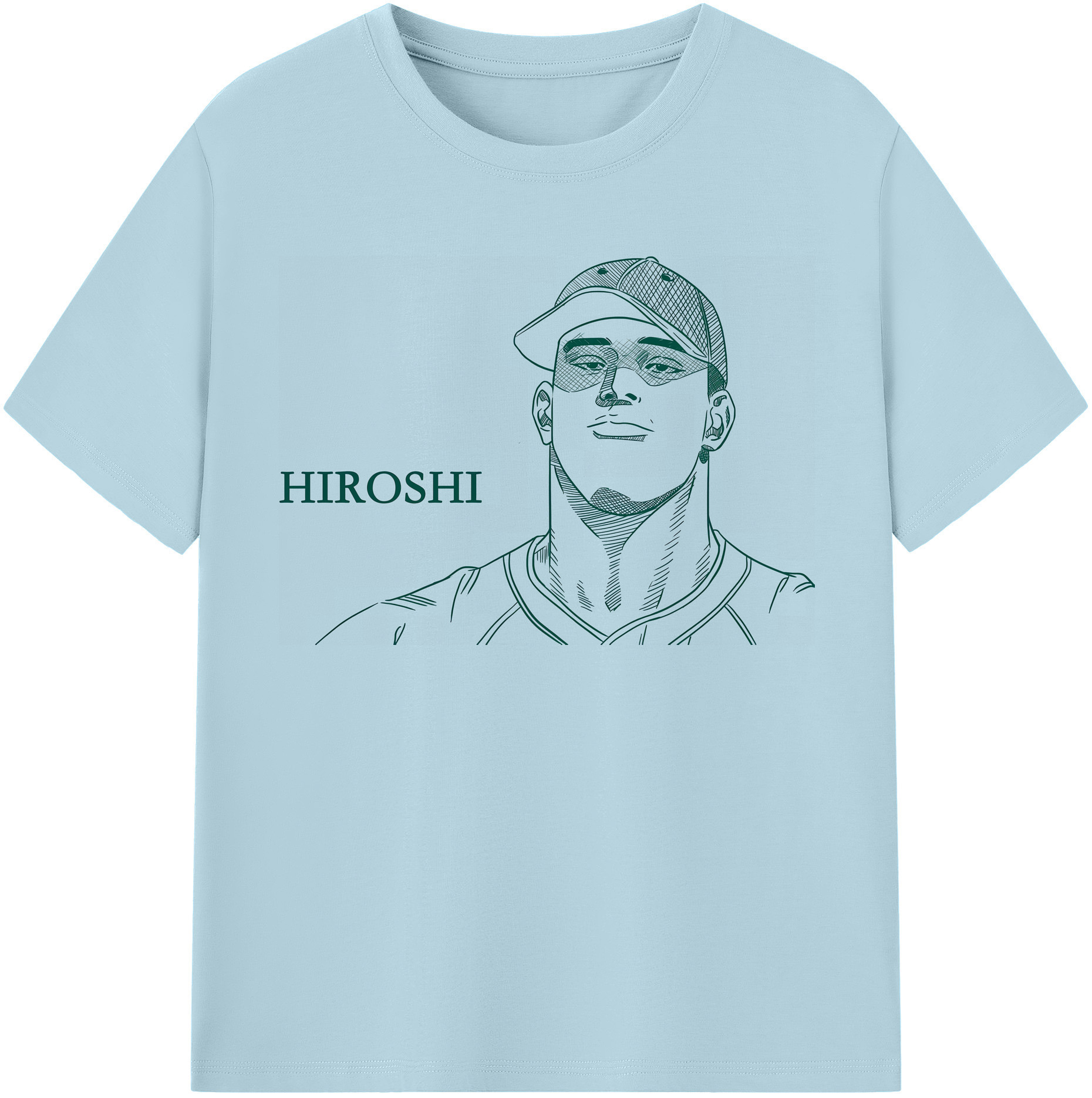 SLAM DUNK／スラムダンク 綿100％半袖Tシャツ（フロントプリント）
